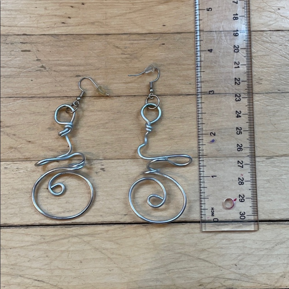 Artist designed and made earrings